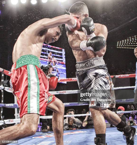 January 25: MANDATORY CREDIT Bill Tompkins/Getty Images Mikey Garcia defeats Juan Carlos Burgos by Unanimous Decision in their Super Featherweight...