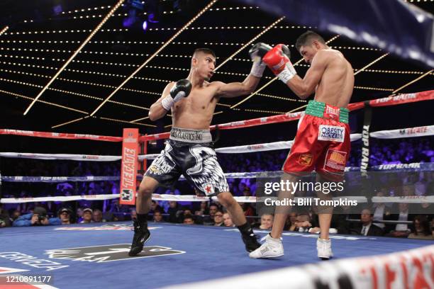 January 25: MANDATORY CREDIT Bill Tompkins/Getty Images Mikey Garcia defeats Juan Carlos Burgos by Unanimous Decision in their Super Featherweight...