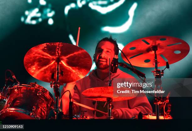 Jeremy Salken of Big Gigantic performs during the 2020 Okeechobee Music Festival at Sunshine Grove on March 06, 2020 in Okeechobee, Florida.