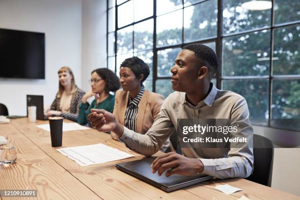 business people in conference room at workplace - business people group brown stock pictures, royalty-free photos & images