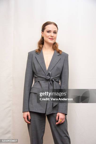 Evan Rachel Wood at the "Westworld" Press Conference at the Four Seasons Hotel on March 06, 2020 in Beverly Hills, California.