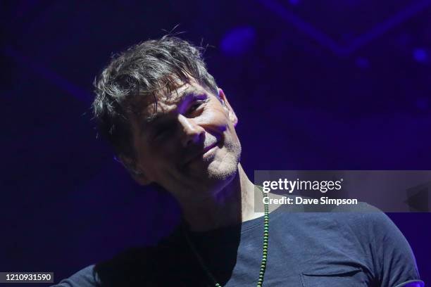 Morten Harket of a-ha performs at Villa Maria on March 07, 2020 in Auckland, New Zealand.