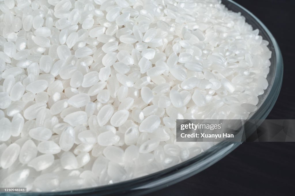 Macro photos of rice