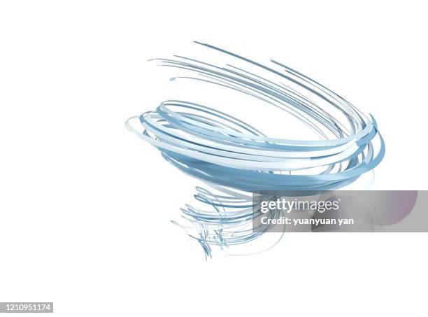 3d rendering abstract lines background - wind illustration stock pictures, royalty-free photos & images