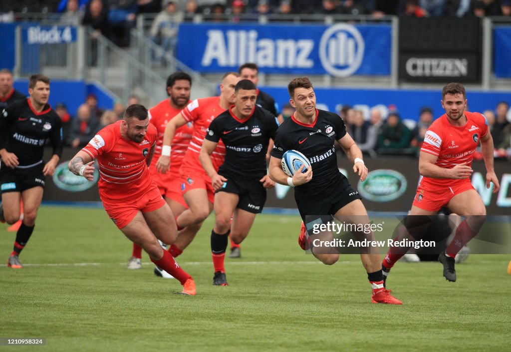 Saracens v Leicester Tigers - Gallagher Premiership Rugby