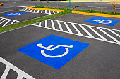 Wheelchair parking space