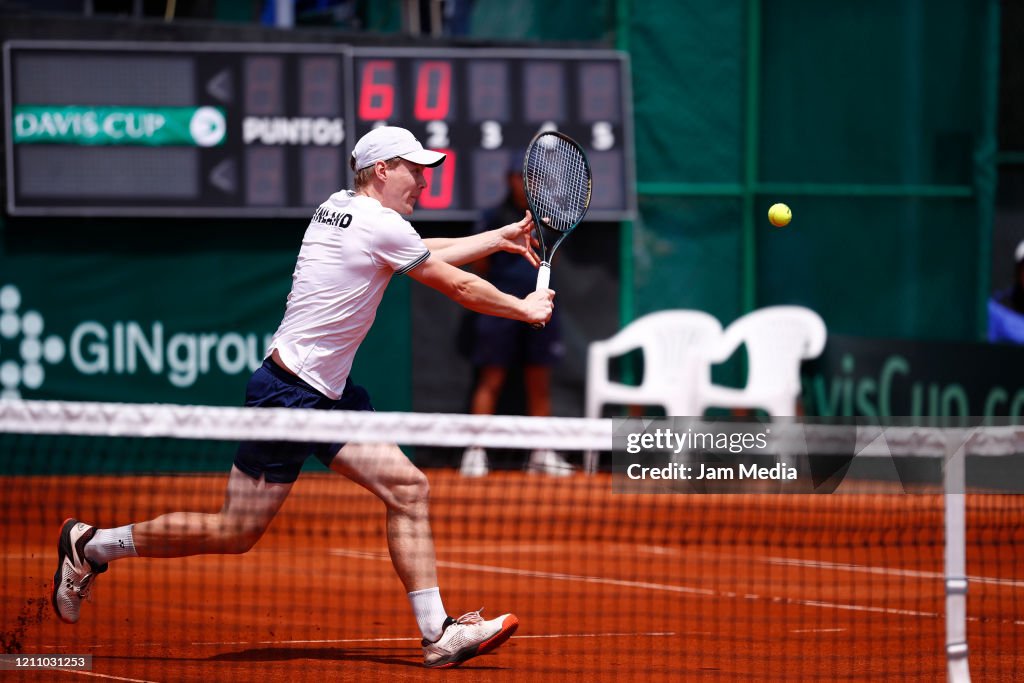 Mexico v Finland - Davis Cup World Group I Play-offs: Day 2