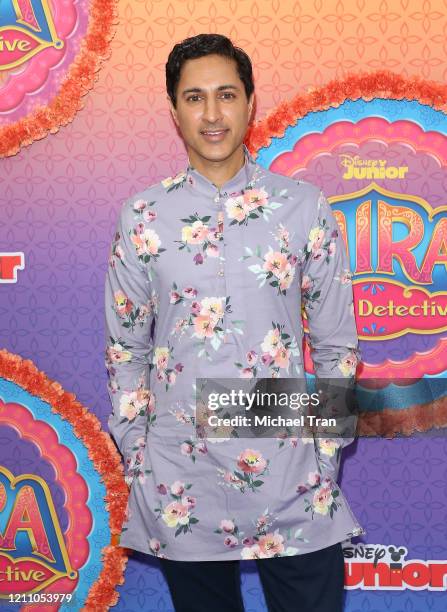 Maulik Pancholy attends the Los Angeles premiere of Disney Junior's "Mira, Royal Detective" held at Walt Disney Studios Main Theater on March 07,...