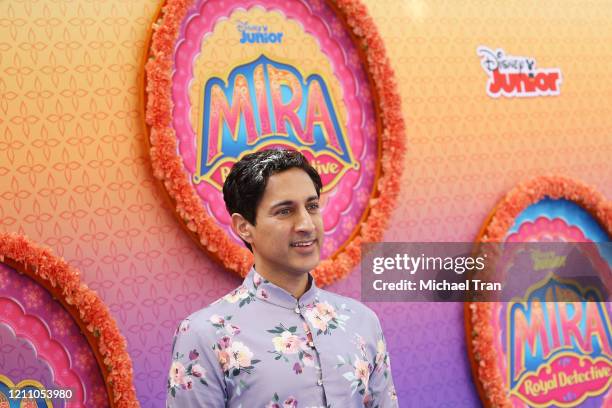 Maulik Pancholy attends the Los Angeles premiere of Disney Junior's "Mira, Royal Detective" held at Walt Disney Studios Main Theater on March 07,...