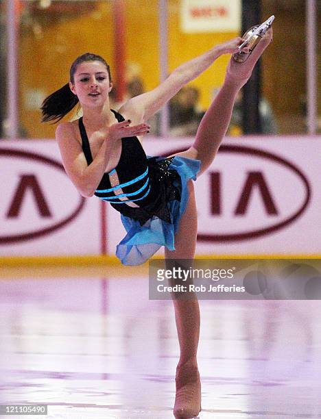 Chantelle Kerry of Australia competes in the The Figure Skating Gala during day two of the Winter Games NZ at Dunedin Ice Stadium on August 14, 2011...