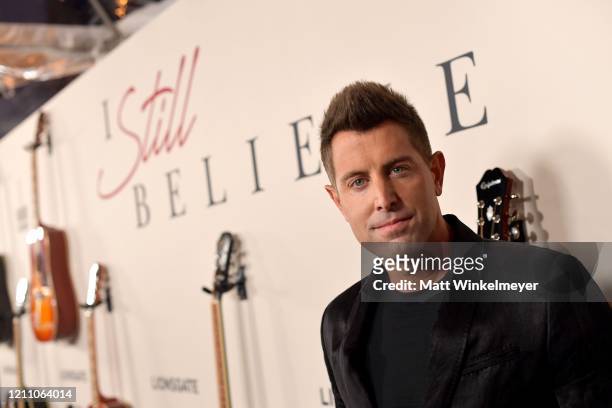 Jeremy Camp attends the premiere of Lionsgate's "I Still Believe" at ArcLight Hollywood on March 07, 2020 in Hollywood, California.