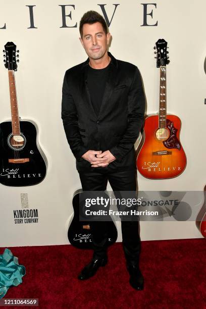 Jeremy Camp attends the premiere of Lionsgate's "I Still Believe" at ArcLight Hollywood on March 07, 2020 in Hollywood, California.