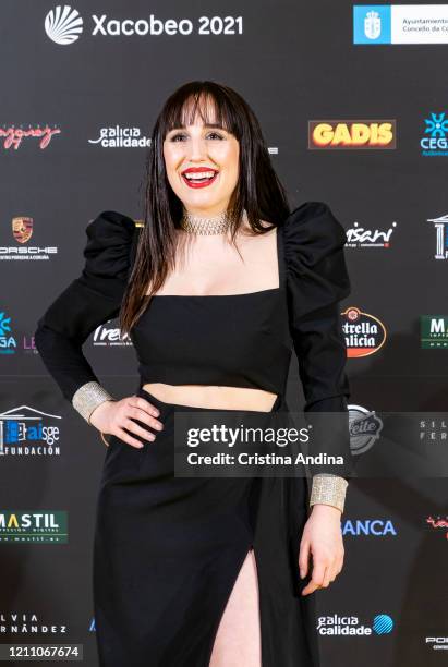 Actress Cris Iglesias attends the Mestre Mateo Awards in A Coruna, on March 07, 2020 in A Coruna, Spain.