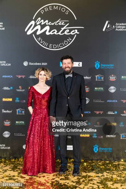 Producer Alfonso Blanco attends the Mestre Mateo Awards in A Coruna, on March 07, 2020 in A Coruna, Spain.