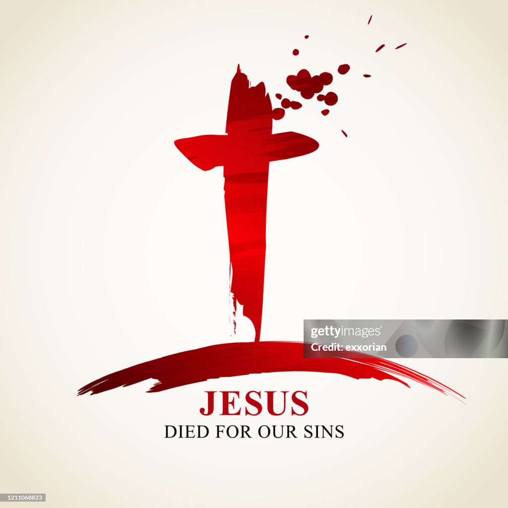 Jesus Died For Our Sins High Res Vector Graphic Getty Images jesus-died-for-our-sins-high-res-vector-graphic-getty-images