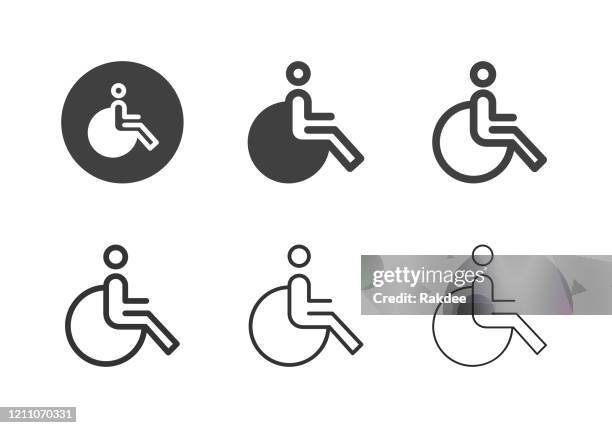 Icon Rullstol 7 570 Rullstol High Res Illustrations - Getty Images