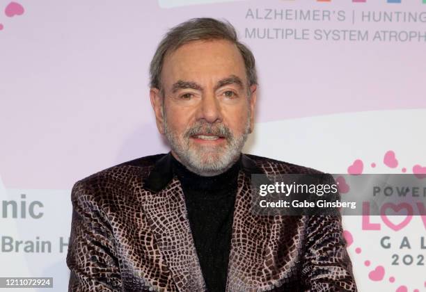 Honoree Neil Diamond attends the 24th annual Keep Memory Alive "Power of Love Gala" benefit for the Cleveland Clinic Lou Ruvo Center for Brain Health...