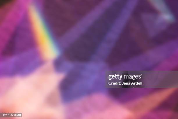 abstract background, rainbow background, prism background, pink and purple - femininity stock pictures, royalty-free photos & images