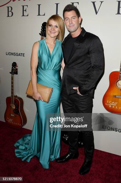 Adrienne Camp and Jeremy Camp attend the premiere of Lionsgate's "I Still Believe" at ArcLight Hollywood on March 07, 2020 in Hollywood, California.