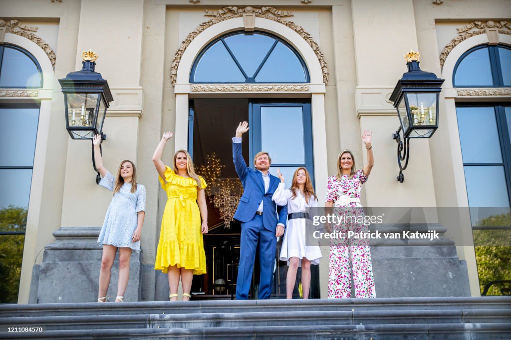Dutch Royal Family Celebrates Kingsday At Home