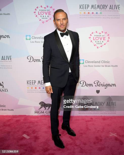 Singer/songwriter Matt Goss attends the 24th annual Keep Memory Alive "Power of Love Gala" benefit for the Cleveland Clinic Lou Ruvo Center for Brain...