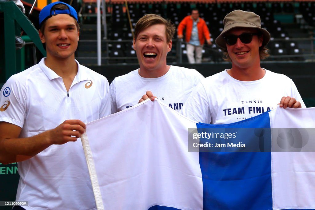 Mexico v Finland - Davis Cup World Group I Play-offs: Day 2