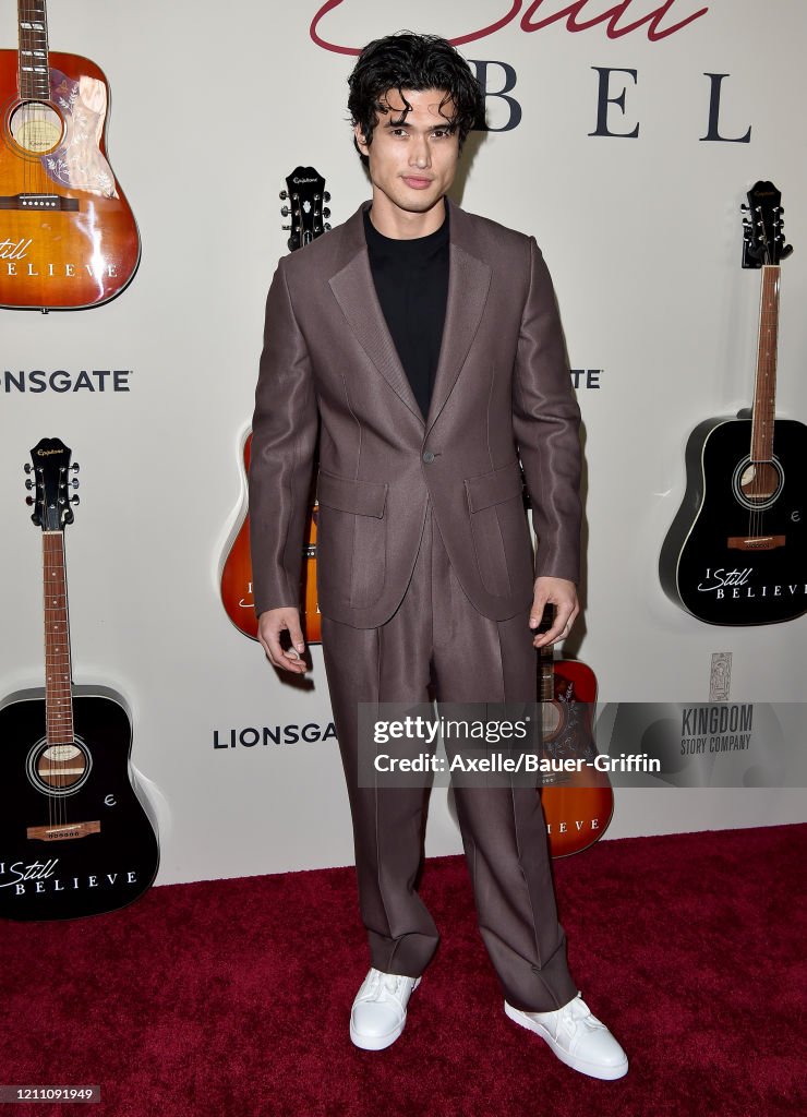 Charles Melton attends the premiere of Lionsgate's 