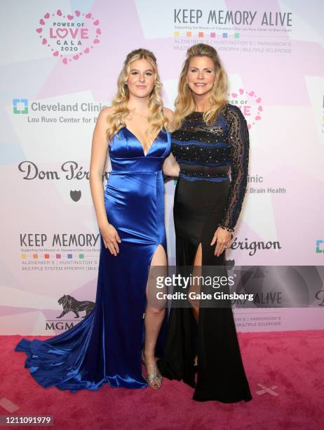 Samantha Hagar and her mother Kari Hagar attend the 24th annual Keep Memory Alive "Power of Love Gala" benefit for the Cleveland Clinic Lou Ruvo...