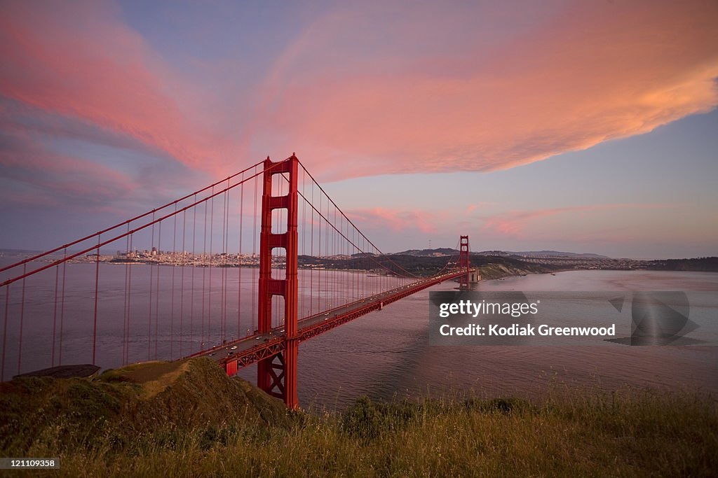 Golden Gate Bridge, San Fransisco, California.