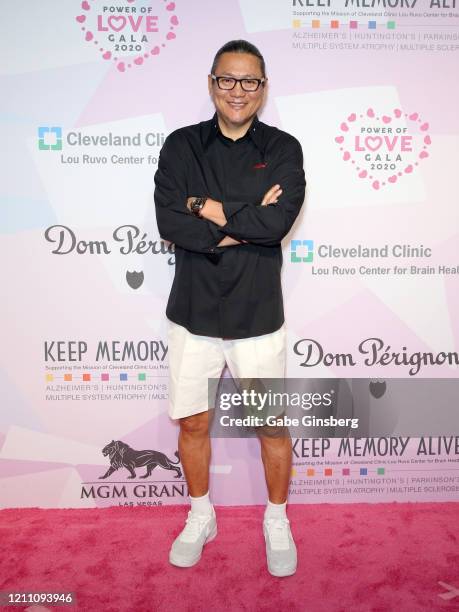 Chef Masaharu Morimoto attends the 24th annual Keep Memory Alive "Power of Love Gala" benefit for the Cleveland Clinic Lou Ruvo Center for Brain...
