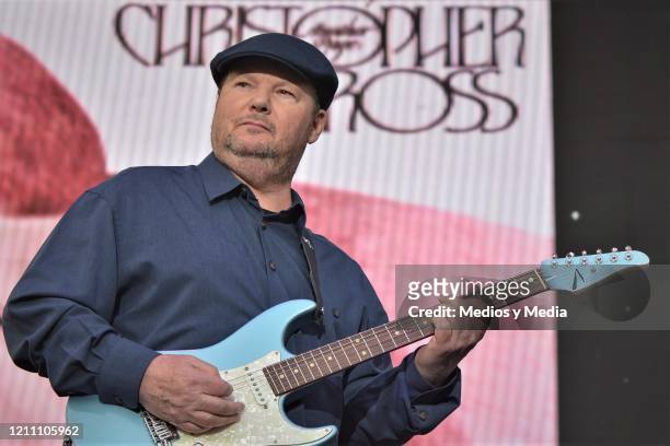 Christopher Cross performs during Remind GNP at Parque Bicentenario on March 7, 2020 in Mexico City, Mexico.