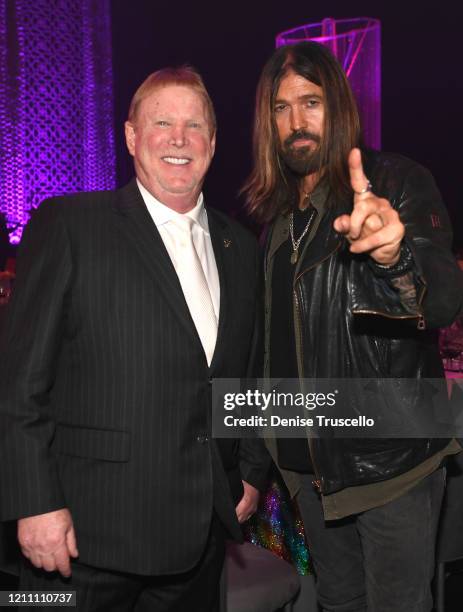 Mark Davis and Billy Ray Cyrus attend the 24th annual Keep Memory Alive 'Power of Love Gala' benefit for the Cleveland Clinic Lou Ruvo Center for...