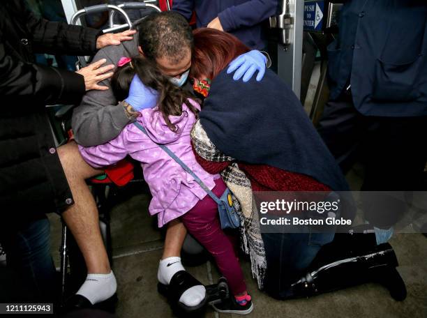 In a highly emotional reunion, BPD Officer Omar Borges is reunited with his wife, children and family members after his release from Beth Israel...