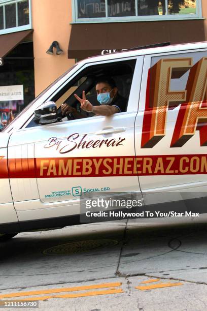 Sheeraz Hasan is seen on April 27, 2020 in Los Angeles.