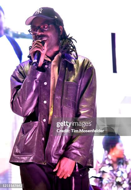 Blood Orange performs during the Okeechobee Music Festival at Sunshine Grove on March 07, 2020 in Okeechobee, Florida.