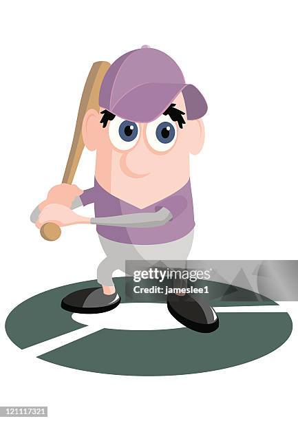 baseball player - baseball batter stock illustrations