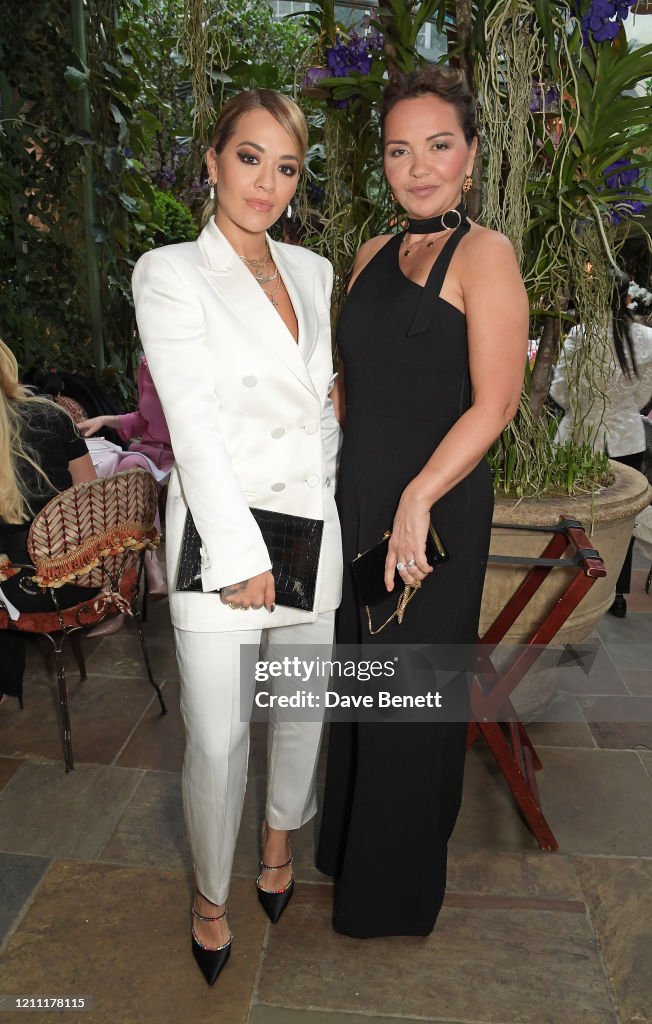 International Women's Day for The Caring Foundation At Annabel's With Salma Hayek