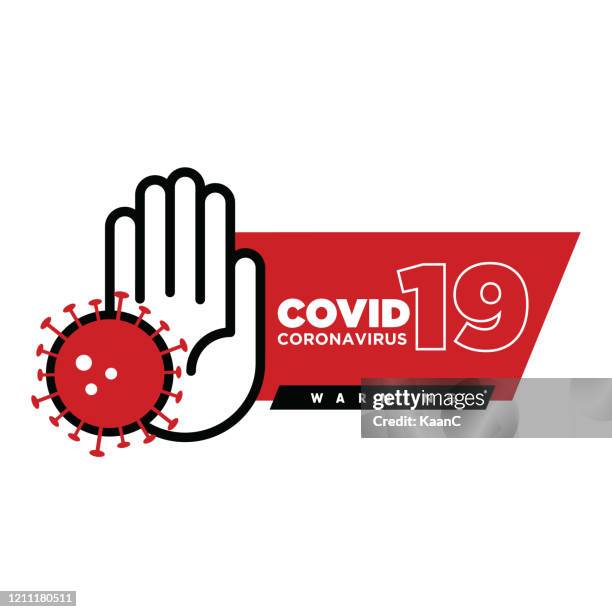 covid-19 outbreak influenza as dangerous flu strain cases as a pandemic concept banner flat style illustration stock illustration - covid 19 icons stock illustrations