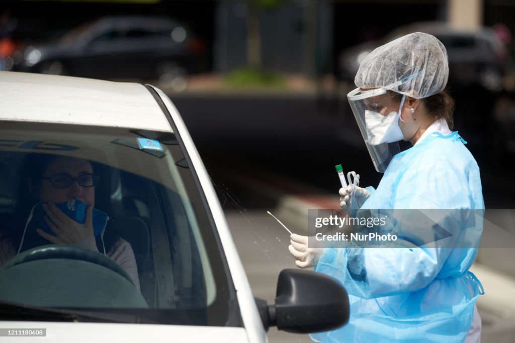Toulouse: Inside A Medical Test Drive For Covid-19 Suspected People