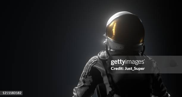 宇宙飛行士スペースブラック背景 - astronaut ストックフォトと画像