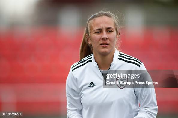 Mrabet Yasmin Mrabet of Madrid CFF looks on during the