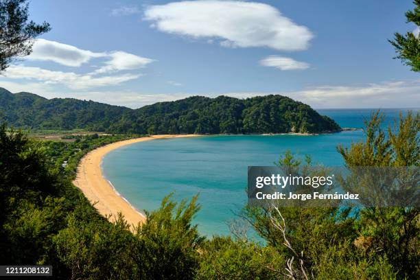 Totaranui beach, Abel Tasman National Park, South Island, New Zealand.