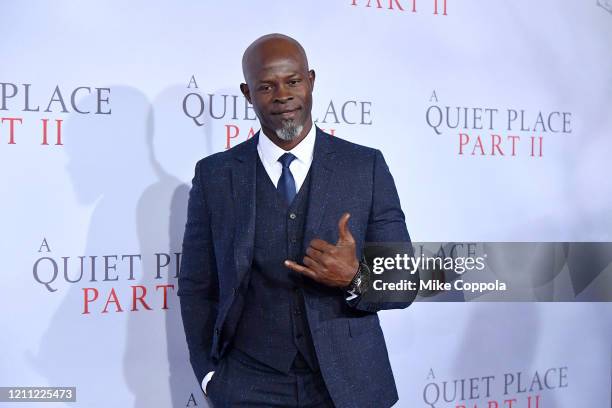 Djimon Hounsou attends the "A Quiet Place Part II" World Premiere at Rose Theater, Jazz at Lincoln Center on March 08, 2020 in New York City.