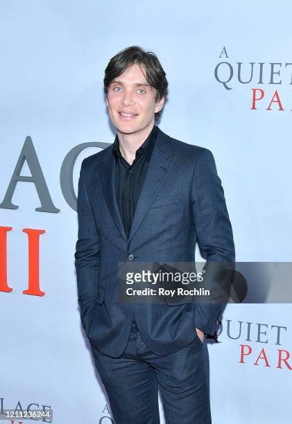 Cillian Murphy attends the World Premiere of "A Quiet Place Part II" presented by Paramount Pictures, at the Rose Theater at Jazz at Lincoln Center's...