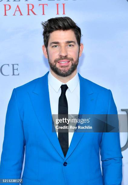 John Krasinski attends the World Premiere of "A Quiet Place Part II" presented by Paramount Pictures, at the Rose Theater at Jazz at Lincoln Center's...