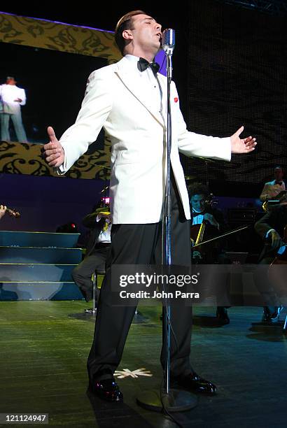 Cristian Castro performs at Fillmore Miami Beach on August 13, 2011 in Miami Beach, Florida.