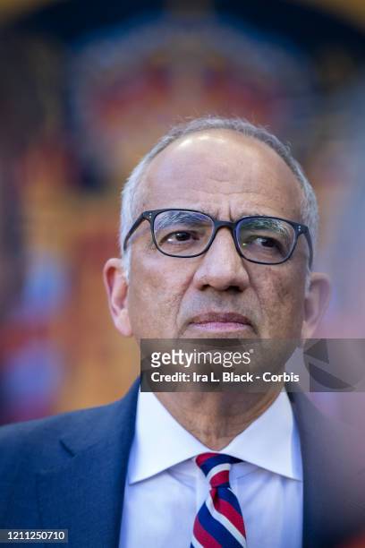 Carlos Cordeiro, President of the United States Soccer Federation before the 2020 SheBelieves Cup match between United States and Spain sponsored by...