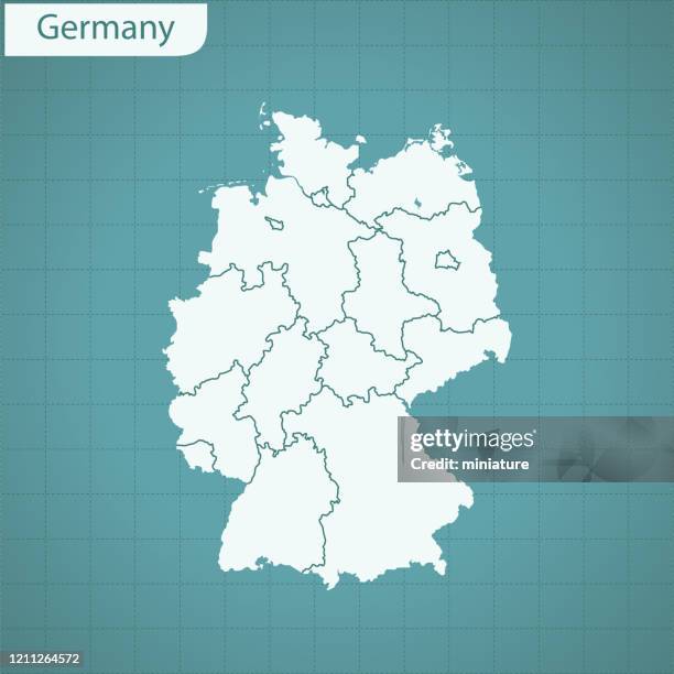 Germany Map Germany Political Map Photos and Premium High Res Pictures - Getty Images
