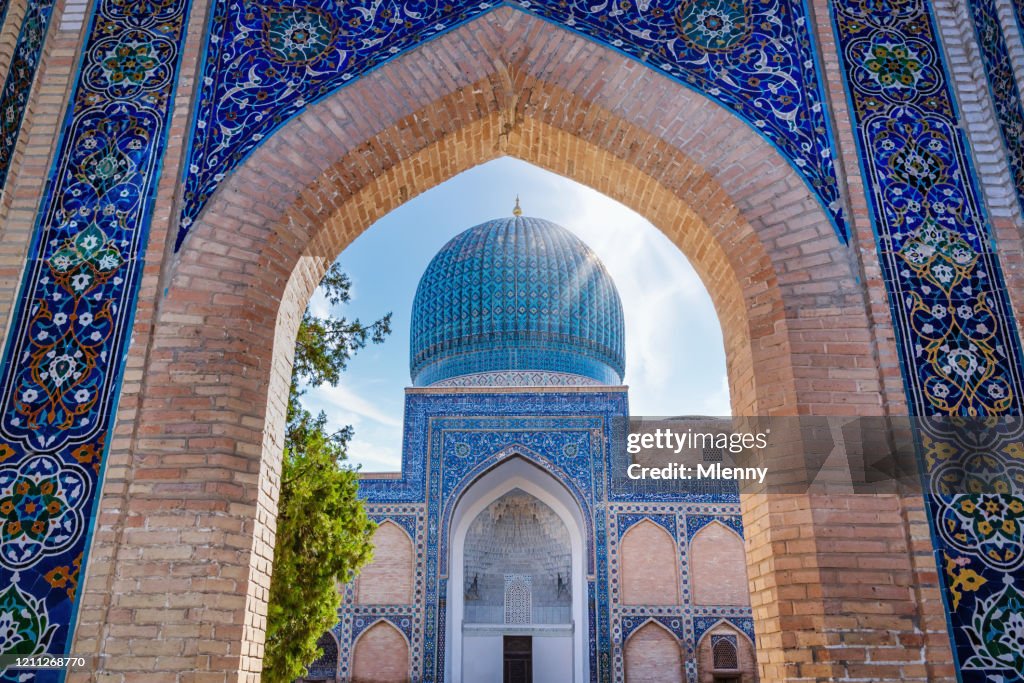 Gur Emir Mausoleum Samarkand Uzbekistan Amir Timur Tomb Samarqand