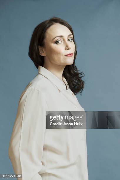 Actor Keeley Hawes is photographed for the Telegraph on March 2, 2016 in London, England.